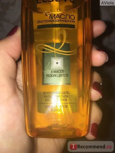 Масло для волосся l oreal elseve екстраординарне 6 масел рідкісних квітів - «краще масло для волосся