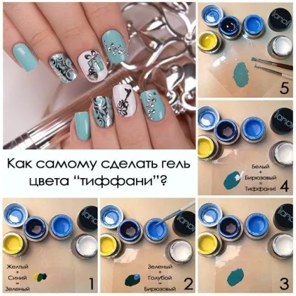 Манікюр в стилі Тіффані, створення дизайну нігтів від tiffany (стилі) Манікюр в стилі Тіффані, створення дизайну нігтів від tiffany