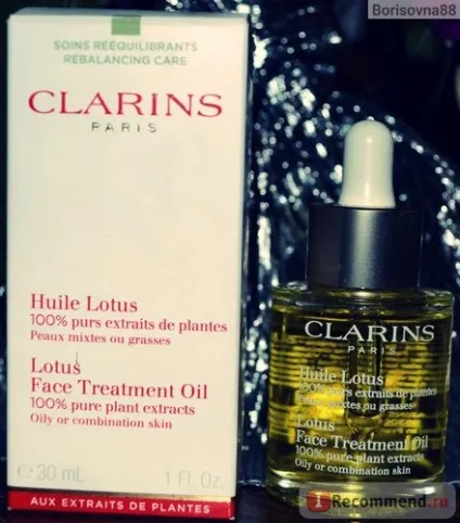 Масло косметичне clarins huile lotus face treatment oil для особи лотос для комбінованої або (huile) Масло косметичне clarins huile lotus face treatment oil для особи лотос для комбінованої або