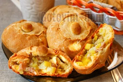 Міні-курники, рецепт з фото (чорний мелений перець) Міні-курники, рецепт з фото