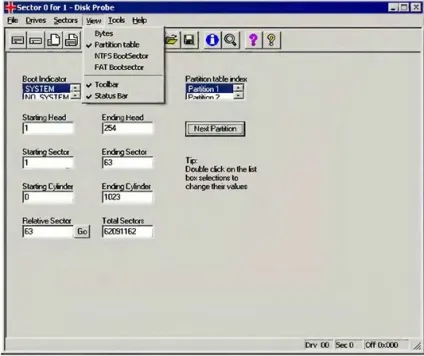 Microsoft disk probe