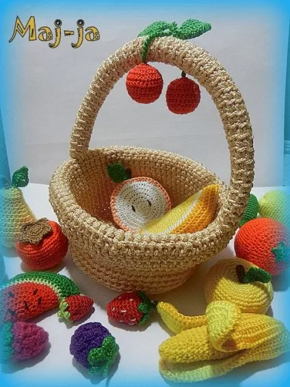 Майстер-клас в'язана гачком кошик (як зв'язати кошик) Майстер-клас в'язана гачком кошик