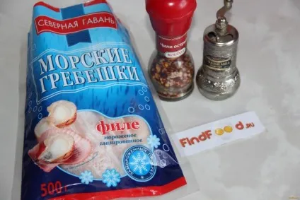 Морські гребінці смажені рецепт з фото
