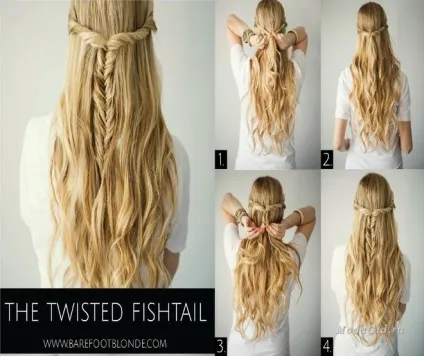 Модні зачіски складні коси і витіюваті плетіння з блогу «barefoot blonde» фото і відео уроки (заплести голландську косу) Модні зачіски складні коси і витіюваті плетіння з блогу «barefoot blonde» фото і відео уроки