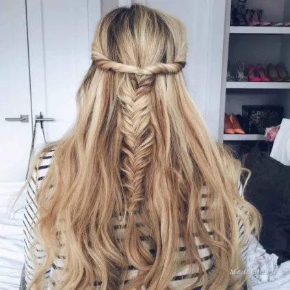 Модні зачіски складні коси і витіюваті плетіння з блогу «barefoot blonde» фото і відео уроки (зачіски на довге волосся) Модні зачіски складні коси і витіюваті плетіння з блогу «barefoot blonde» фото і відео уроки