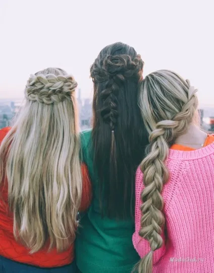 Модні зачіски складні коси і витіюваті плетіння з блогу «barefoot blonde» фото і відео уроки (зачіски на довге волосся) Модні зачіски складні коси і витіюваті плетіння з блогу «barefoot blonde» фото і відео уроки