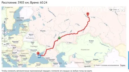 На машині в крим