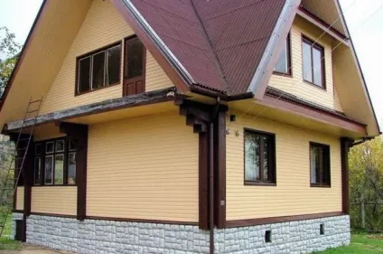 Зовнішнє оздоблення каркасного будинку фото (зовнішньої обробки каркасних) Зовнішнє оздоблення каркасного будинку фото