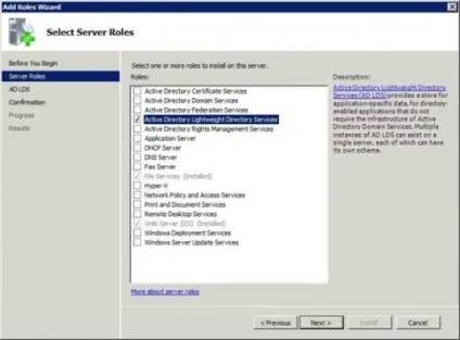 Налаштування служби каталогів active directory lightweight directory service (частина 2) (каталогів) Налаштування служби каталогів active directory lightweight directory service (частина 2)
