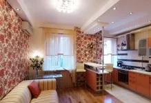 Шпалери-компаньйони в інтер'єрі залу фото як поклеїти двох кольорів, підбір і поєднання, можливі (поклеїти) Шпалери-компаньйони в інтер'єрі залу фото як поклеїти двох кольорів, підбір і поєднання, можливі