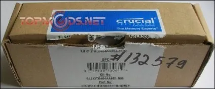 Огляд пам'яті crucial ballistix ddr2 (ddr2) Огляд пам'яті crucial ballistix ddr2