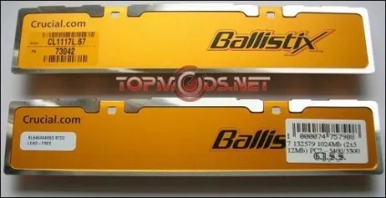 Огляд пам'яті crucial ballistix ddr2 (crucial) Огляд пам'яті crucial ballistix ddr2
