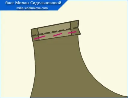 Обтачка горловини і пройми (частина 1)