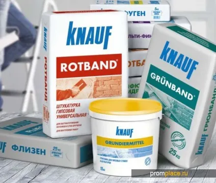 Огляд штукатурних сумішей knauf (сумішей) Огляд штукатурних сумішей knauf