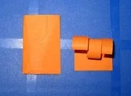 Орігамі з трикутних модулів заєць, голуб і лебідь для початківців