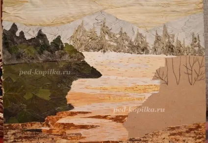 Ошибана майстер клас виготовлення пейзажів і картинок і фото (обгортки кукурудзяних качанів) Ошибана майстер клас виготовлення пейзажів і картинок і фото