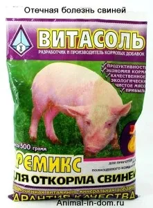 Набрякла хвороба свиней, лікування домашніх тварин