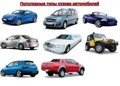 Відмінності типів кузова автомобіля седан, купе, хетчбек, універсал і інші (АЗС) Відмінності типів кузова автомобіля седан, купе, хетчбек, універсал і інші