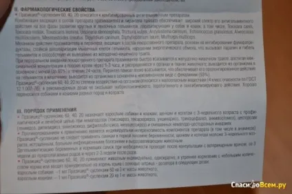 Відгук про препарат для дегельмінтизації - празіцід - суспензія 20 api-san для кішок празіцід (празіцід) Відгук про препарат для дегельмінтизації - празіцід - суспензія 20 api-san для кішок празіцід