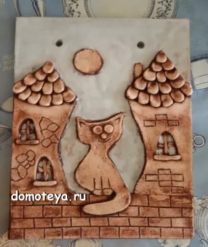Панно кіт на даху покроково, домотея (даху) Панно кіт на даху покроково, домотея
