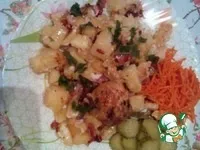 Печена картопля з куркою «завантажувальний день»