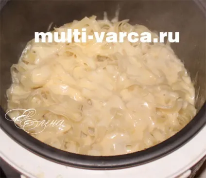 Паста з куркою і грибами в мультиварці (мультиварці) Паста з куркою і грибами в мультиварці
