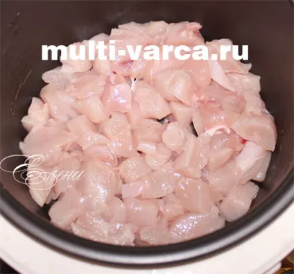 Паста з куркою і грибами в мультиварці (куркою) Паста з куркою і грибами в мультиварці