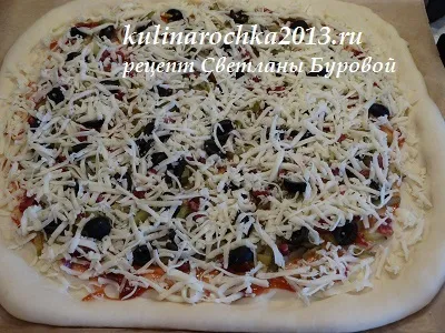 Піца з ковбасою рецепт (рецепт) Піца з ковбасою рецепт