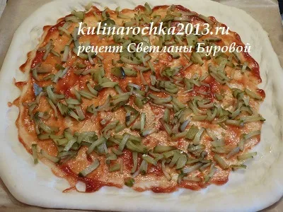 Піца з ковбасою рецепт (піца) Піца з ковбасою рецепт