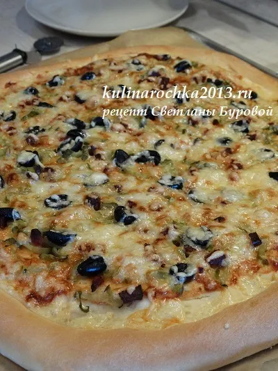 Піца з ковбасою рецепт (рецепт) Піца з ковбасою рецепт