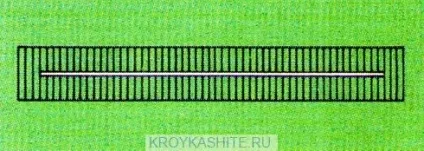 Петлі для гудзиків, зроблені на машинці - крій та шиття (гудзиків) Петлі для гудзиків, зроблені на машинці - крій та шиття