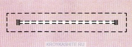Петлі для гудзиків, зроблені на машинці - крій та шиття (машинці) Петлі для гудзиків, зроблені на машинці - крій та шиття