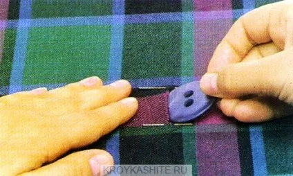 Петлі для гудзиків, зроблені на машинці - крій та шиття (петлі) Петлі для гудзиків, зроблені на машинці - крій та шиття