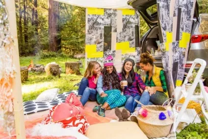 Пікнік на природі - цікава ідея для дівич-вечора (нареченої подружок вантажні) Пікнік на природі - цікава ідея для дівич-вечора