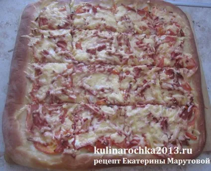 Піца з ковбасою рецепт (рецепт) Піца з ковбасою рецепт
