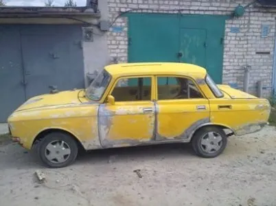 Фарбування автомобіля москвич (20-30 хвилин пауза) Фарбування автомобіля москвич