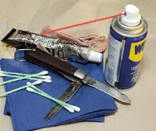 Правильний догляд за ножем, Марьянко олександр (плавність роботи шарніра) Правильний догляд за ножем, Марьянко олександр