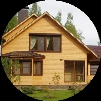 Проекти заміських будинків і котеджів з бруса в Харкові