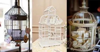 Пташина клітка в весільному декорі - ярмарок майстрів - ручна робота, handmade (Шеббі-шик) Пташина клітка в весільному декорі - ярмарок майстрів - ручна робота, handmade