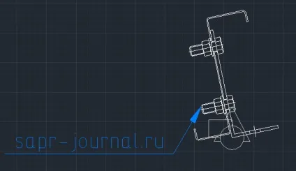 Редагування ліній-виносок, сапр-журнал (ввести командний рядок команду) Редагування ліній-виносок, сапр-журнал