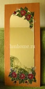 Розпис дзеркала вітражними фарбами - домашній hand-made (вітражними) Розпис дзеркала вітражними фарбами - домашній hand-made