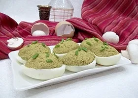 Рецепт перець фарширований грибами