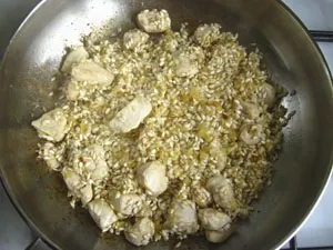 Різотто з куркою і грибами (з куркою) Різотто з куркою і грибами