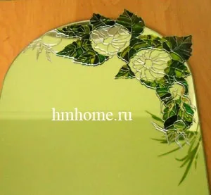 Розпис дзеркала вітражними фарбами - домашній hand-made (фарбами) Розпис дзеркала вітражними фарбами - домашній hand-made