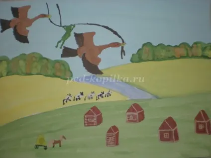 Малювання за казкою для дітей старшої групи «жаба (малювання) Малювання за казкою для дітей старшої групи «жаба