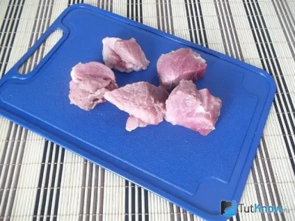 Рецепт шашлик в духовці (змастіть рослинною олією) Рецепт шашлик в духовці