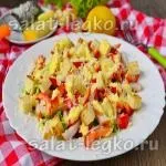 Салат з цвітної капусти з сиром і помідорами рецепт з фото (фото) Салат з цвітної капусти з сиром і помідорами рецепт з фото