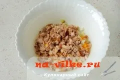 Салат ромашка з куркою і яйцем - рецепт з фото (рецепт) Салат ромашка з куркою і яйцем - рецепт з фото