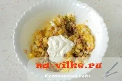 Салат ромашка з куркою і яйцем - рецепт з фото (куркою) Салат ромашка з куркою і яйцем - рецепт з фото