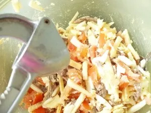 Салат з м'ясом сибіряк (салат з м'ясом) Салат з м'ясом сибіряк